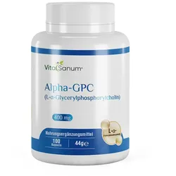 VitaSanum® - Alpha-GPC (L-α-Glycerylphosphorylcholin) 400 mg 100 Kapseln