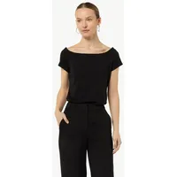 Comma, T-Shirt Body, schwarz 32
