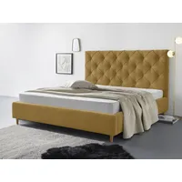 LEONIQUE »Louanne« mit schöner Knopfheftung im Rückenteil, inkl. Bettkasten