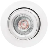 SG-Leuchten JUPITER 1 GU10 Einbaustrahler 50W weiß Aluminium