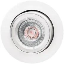 SG-Leuchten JUPITER 1 GU10 Einbaustrahler 50W weiß Aluminium