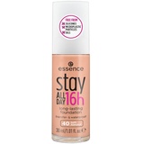 Essence stay ALL DAY 16h long-lasting Foundation Make Up, Nr. 40 Soft Almond, nude, für Mischhaut, langanhaltend, mattierend, weichzeichnend, matt, vegan, ölfrei, wasserfest (30ml)
