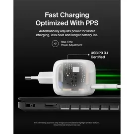 Belkin BOOST Charge 65W USB PD Wall Charger with PPS WCA011kqWH