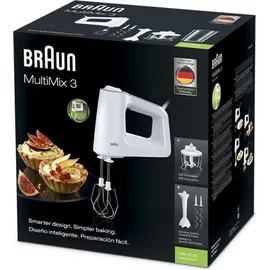 Braun MultiMix 3 HM 3135 WH Handmixer