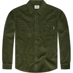 Vintage Industries Brix, Hemd - Dunkelgrün - 3XL