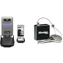 Master Lock Schlüsseltresor + Montageset beleuchtet 5425EURD