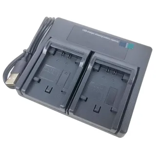 USB Dual Akku Ladegerät für Sony NP-FV100 NP-FH100 NP-FV70 NP-FH70 NP-FH50 NP-FP30 NP-FP50 NP-FP70 NP-FP71 NP-FP90 DCR-DVD DCR-HC HDR-HC HDR-HC HDR-PJ HDR NEX-VG Handycam Serie