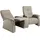 exxpo - sofa fashion Couch Kunstleder 2-Sitzer Grau