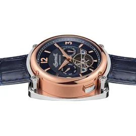 Ingersoll The Michigan Automatik Blau Leder 45 mm I01101B