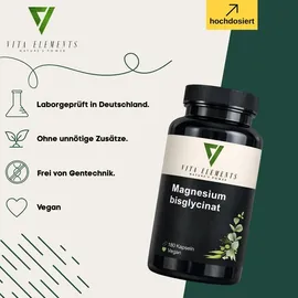 vita elements nature's power Magnesiumbisglycinat Kapseln 180 St.