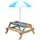 TP Toys Picknick-Tisch mit Sonnenschirm Holz Natur HxBxT: 170 x 95 x 97 cm FSC®