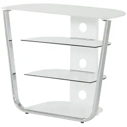 TV-Rack MEDIA - silber