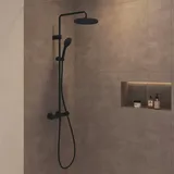 Duravit Duschsystem 1000 Minusflow Schwarz TH4282008046