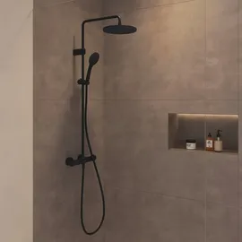 Duravit Duschsystem 1000 Minusflow Schwarz TH4282008046