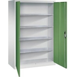 Californian Products CP Stahlschrank 8932-00 S10604 lichtgrau, rededagrün 120,0 x 60,0 x 195,0 cm, aufgebaut