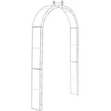 CLP Rosenbogen Anna antik weiß