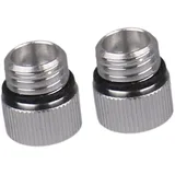 Sharplace 2-teilige Düsenbasis, Sahnespender, Backzubehör, Stabiler Düsenhalter, Aluminium-Schlagsahnespenderbasis für Käsedessert