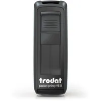 Trodat Textstempel, individualisierbar Pocket Printy 9511 selbstfärbend schwarz ohne