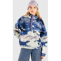 Columbia Helvetia II Printed Cropped Half Snap Fleecepullover Nocturnal/Dreaming S