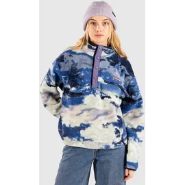 Columbia Helvetia II Printed Cropped Half Snap Fleecepullover Nocturnal/Dreaming S