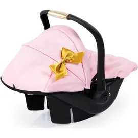 Bayer Design Puppenautositz mit Dach, verstellbarer Griff, Sicherheitsgurt, für Puppen Autositz,