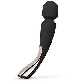 LELO SMART Wand 2 Medium Wand-Massagegerät Black, Massage-Wand zum Muskelentspannen und Vergnügen, wasserdicht und kabellos