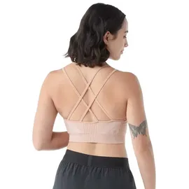 Smartwool Intraknit Strappy Sport-bh - Pink Sugar Heather - XS