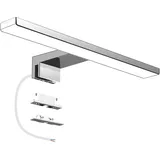 Aourow LED Spiegellampe Badezimmer Spiegelleuchte 5W 300mm 500lm IP44 Badleuchte Neutralweiß 4000k,Spiegellampen Spiegel Badezimmerschrank 230V,LED Badspiegelleuchten Badezimmerspiegel(kein Schalter)