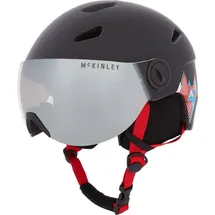 Mc Kinley McKINLEY Jungen Pulse S2 Visor HS, Black/Red, M