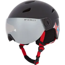 Mc Kinley McKINLEY Jungen Pulse S2 Visor HS, Black/Red, M