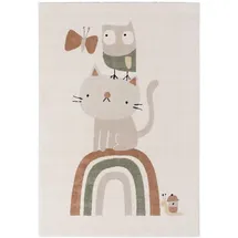 Pergamon Happy Kids Kinderteppich 140 x 200 cm Grau