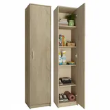home collective Standregal 39 x 180 x 35 cm Beige