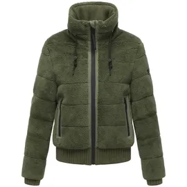 Navahoo Teddy-Fleecejacke Grün XL