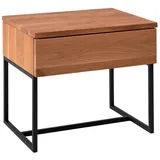G+K Nachttisch BE-0520 Holz Braun Wildeiche