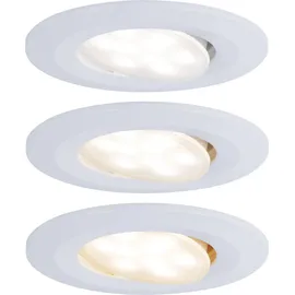 Paulmann Einbauleuchte Calla 3x5,5W rund Weiß matt