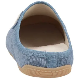 Living Kitzbühel Pantoffel Schweizer Kreuz Blau 45