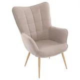 byLIVING Sessel UTA Polyester 0 x 0 x 0 cm Beige