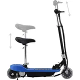 vidaXL E-Scooter mit Sitz 120 W Blau