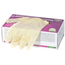 Papstar Einmalhandschuhe Latex puderfrei L braun