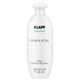 Klapp Cosmetics Clean & Active Tonic ohne alkohol 250 ml
