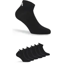 Fila UNISEX INVISIBLE PLAIN SOCKS Kurzsocken 6er Pack Schwarz 39-42