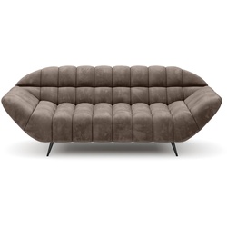 Sofa Gappa Stoff Braun 2-Sitzer