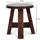 DESIGN DELIGHTS Hocker Holz 20 x 23 x 20 cm Hellbraun