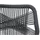 Proregal Rope-Barhocker 101 x 45 x 50 cm Anthrazit