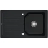 Villeroy & Boch Einbau-Küchenspülbecken „Linara“ 50 800 × 510 × 200 mm in Pure Black