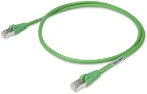 Wago 756-1250/1023-100 ETHERNET-Leitung, RJ45, axiale Entriegelung, RJ45, axiale Entriegelung, grün 75612501023100