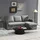 Homcom Ecksofa mit Schlaffunktion, Stauraum, Bettkasten, Eckcouch, Chaiselongue, L-Form, 211,5 x 146 x 85 cm Aosom