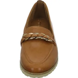 TAMARIS LEATHER) Loafers (1-24200-42) cognac
