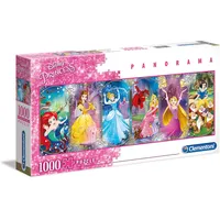 CLEMENTONI 39444 Erwachsenenpuzzle 1000 Teile Disney Panaroma Collection – Princess