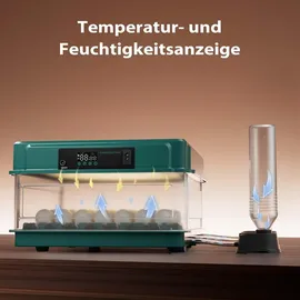 fudajo Vollautomatischer Flächenbrüter für 30 Eier 40 W